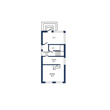 Жилой дом в д. Любель-Поль - 550152, план 1
