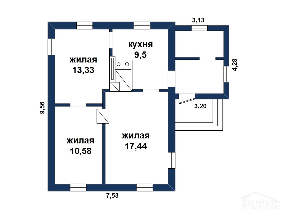 Жилой дом в поселке Красносельский - 620007 - Бугриэлт – агентство  недвижимости