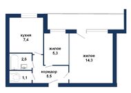 Квартира под коммерческую недвижимость - 550144, мини фото 1