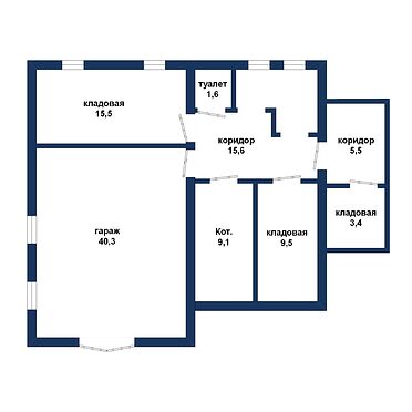 Двухэтажный жилой дом, пр-д Стартовый - 540029, план 3